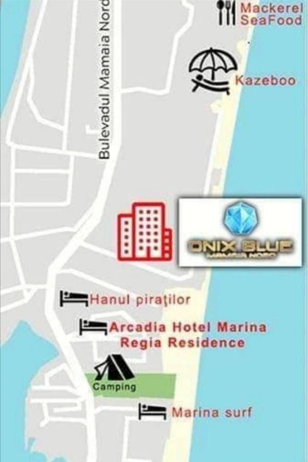 Estival Studio By Onix Blue Mamaia Nord Appartement Năvodari Buitenkant foto